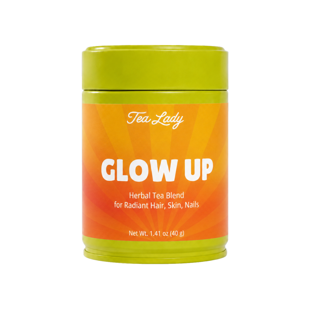 Glow Up Herbal Tea for Radiant hair, skin, and nails
