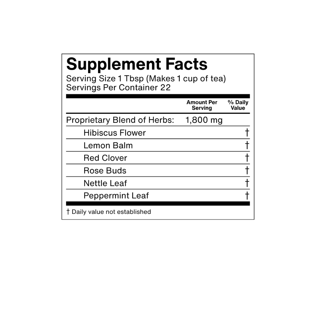 Glow Up Tea Ingredient List